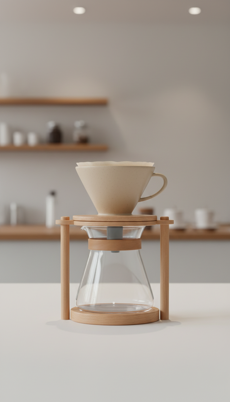Ceramic Pour-Over Dripper Matte Black