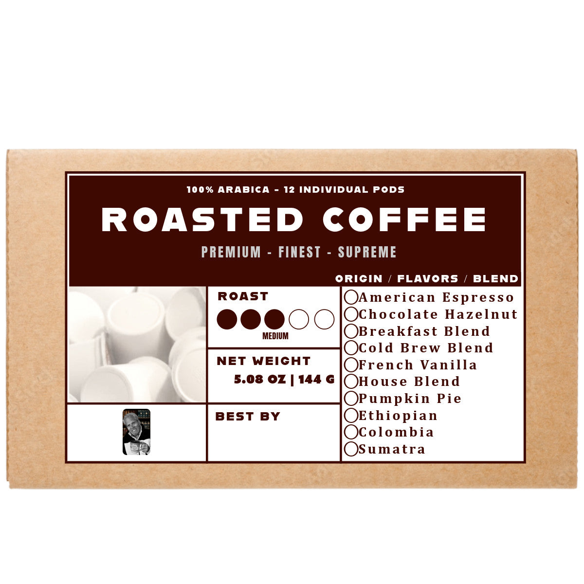 K-Cups Coffee Flavored & Nonflavored Organic Supreme Finest Premium American Espresso Breakfast Cold Brew House Vanilla Chocolate Hazelnut Pumpkin French Vanilla Ethiopia Colombia Sumatra Brazil more